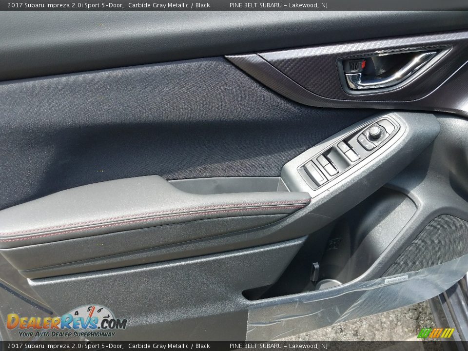 2017 Subaru Impreza 2.0i Sport 5-Door Carbide Gray Metallic / Black Photo #8