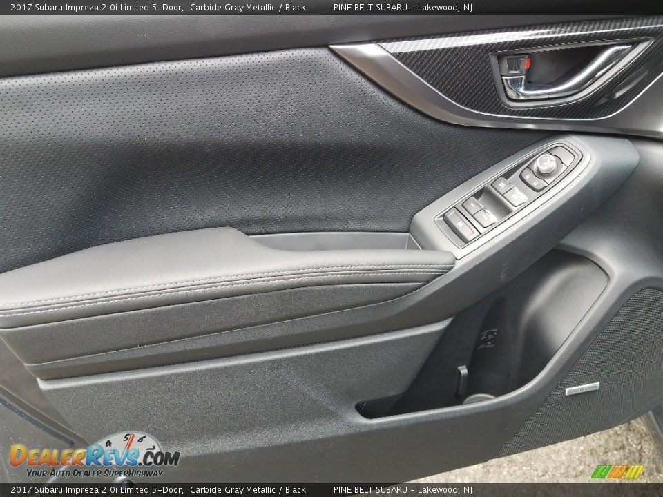 2017 Subaru Impreza 2.0i Limited 5-Door Carbide Gray Metallic / Black Photo #8