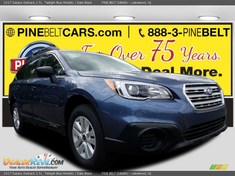 2017 Subaru Outback 2.5i Twilight Blue Metallic / Slate Black Photo #1