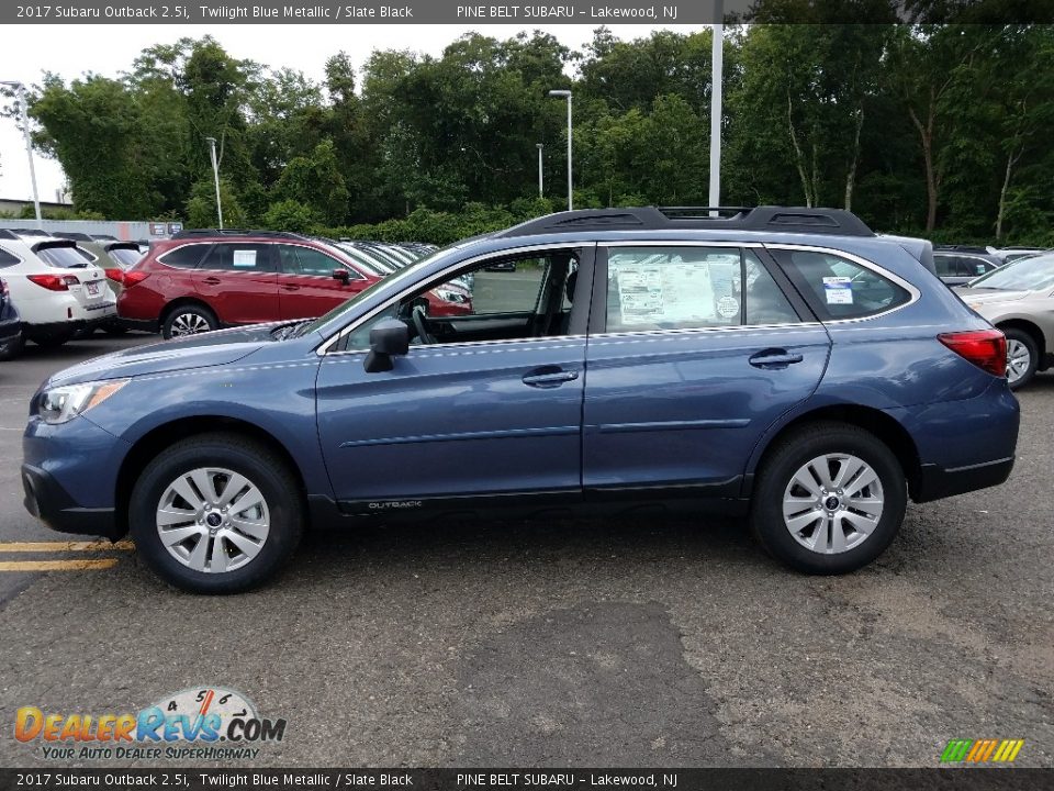 2017 Subaru Outback 2.5i Twilight Blue Metallic / Slate Black Photo #3