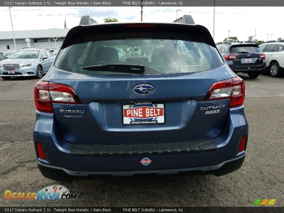 2017 Subaru Outback 2.5i Twilight Blue Metallic / Slate Black Photo #5