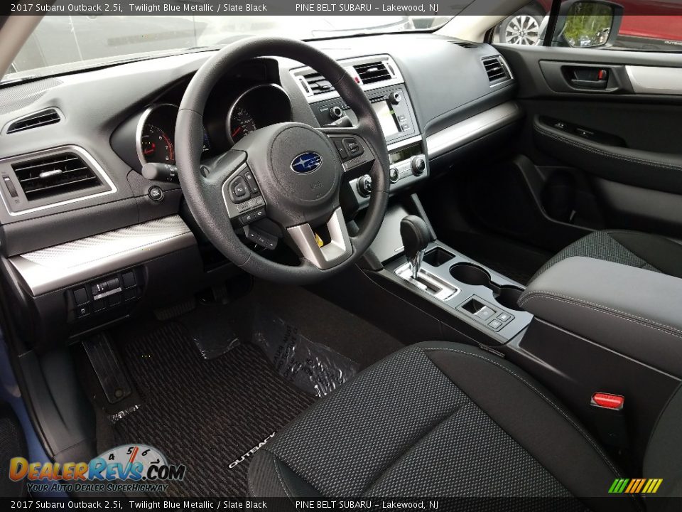 2017 Subaru Outback 2.5i Twilight Blue Metallic / Slate Black Photo #7