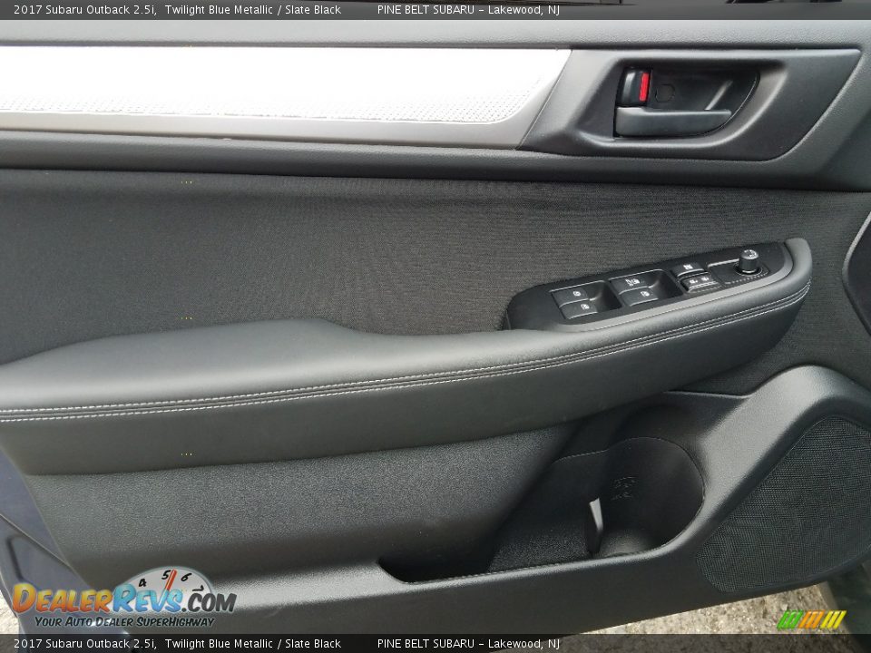 2017 Subaru Outback 2.5i Twilight Blue Metallic / Slate Black Photo #8