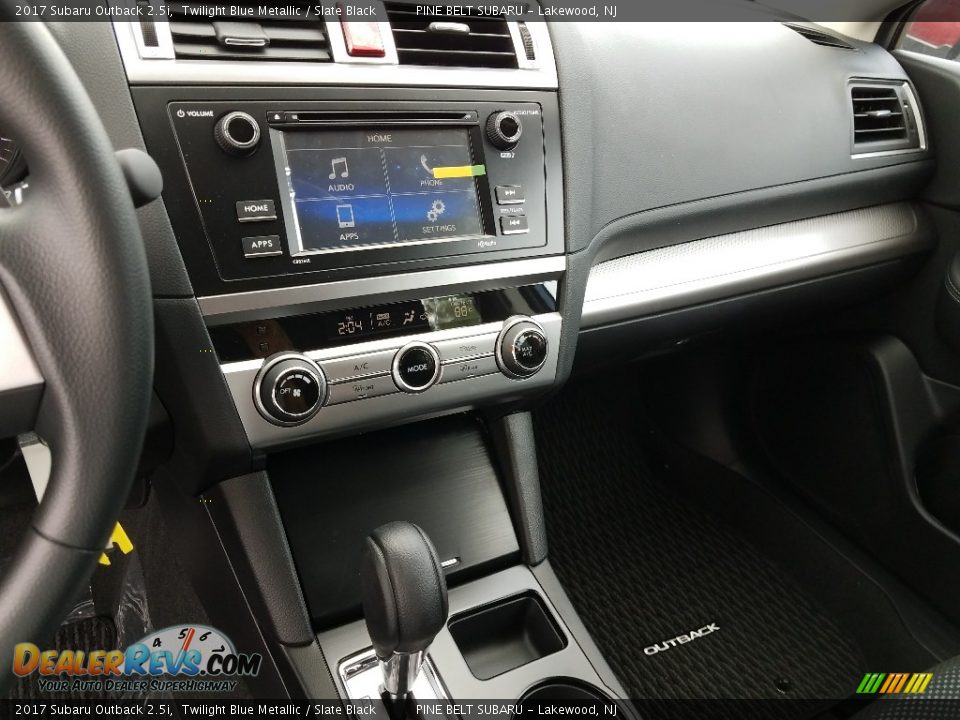 2017 Subaru Outback 2.5i Twilight Blue Metallic / Slate Black Photo #10
