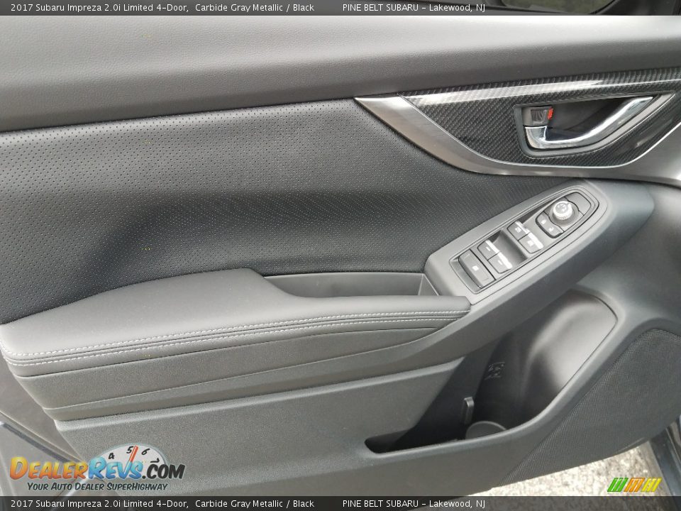 2017 Subaru Impreza 2.0i Limited 4-Door Carbide Gray Metallic / Black Photo #8