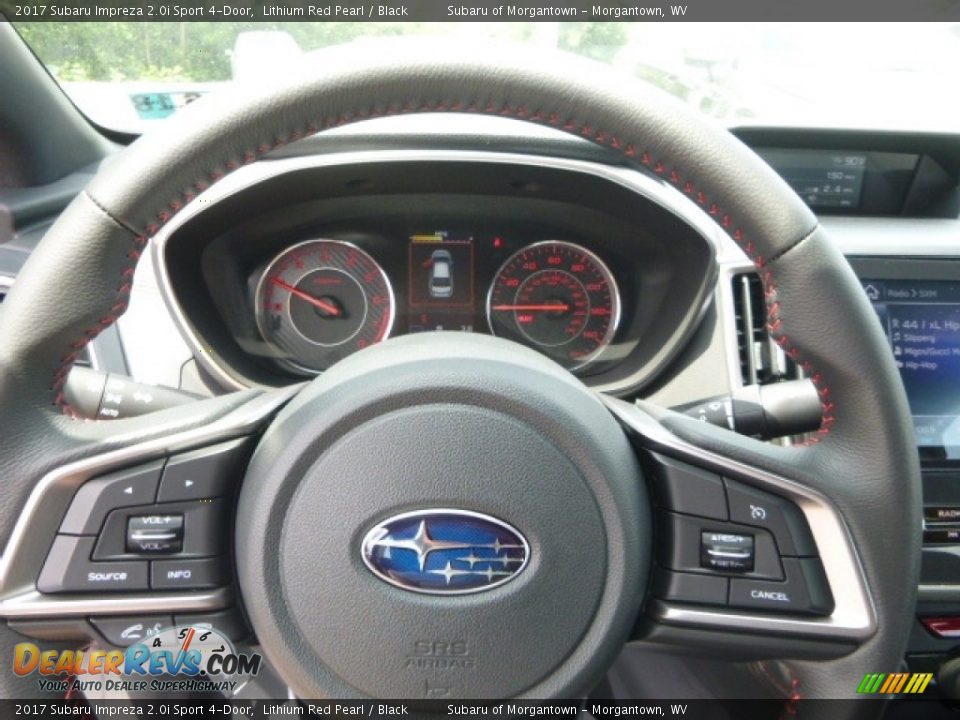 2017 Subaru Impreza 2.0i Sport 4-Door Steering Wheel Photo #20