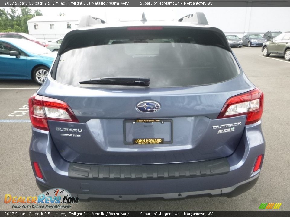 2017 Subaru Outback 2.5i Limited Twilight Blue Metallic / Warm Ivory Photo #5