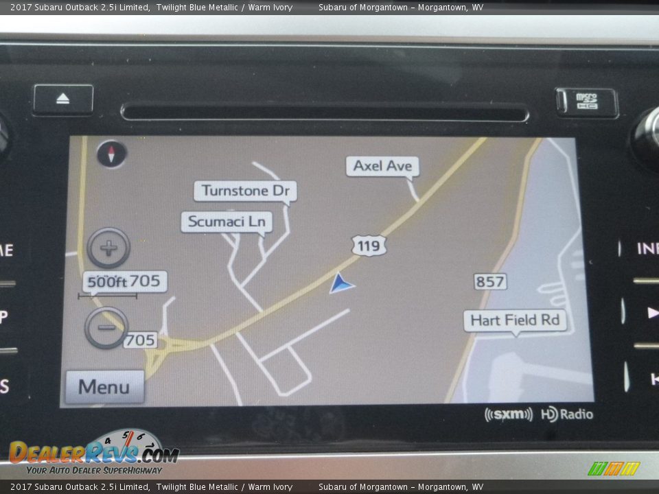 2017 Subaru Outback 2.5i Limited Twilight Blue Metallic / Warm Ivory Photo #19