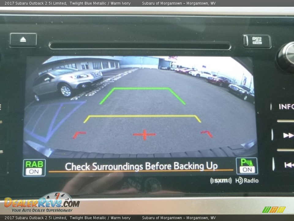 2017 Subaru Outback 2.5i Limited Twilight Blue Metallic / Warm Ivory Photo #20