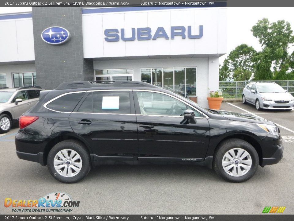 2017 Subaru Outback 2.5i Premium Crystal Black Silica / Warm Ivory Photo #3