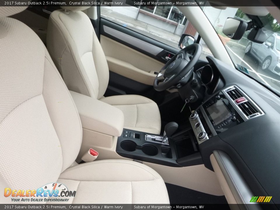 2017 Subaru Outback 2.5i Premium Crystal Black Silica / Warm Ivory Photo #4