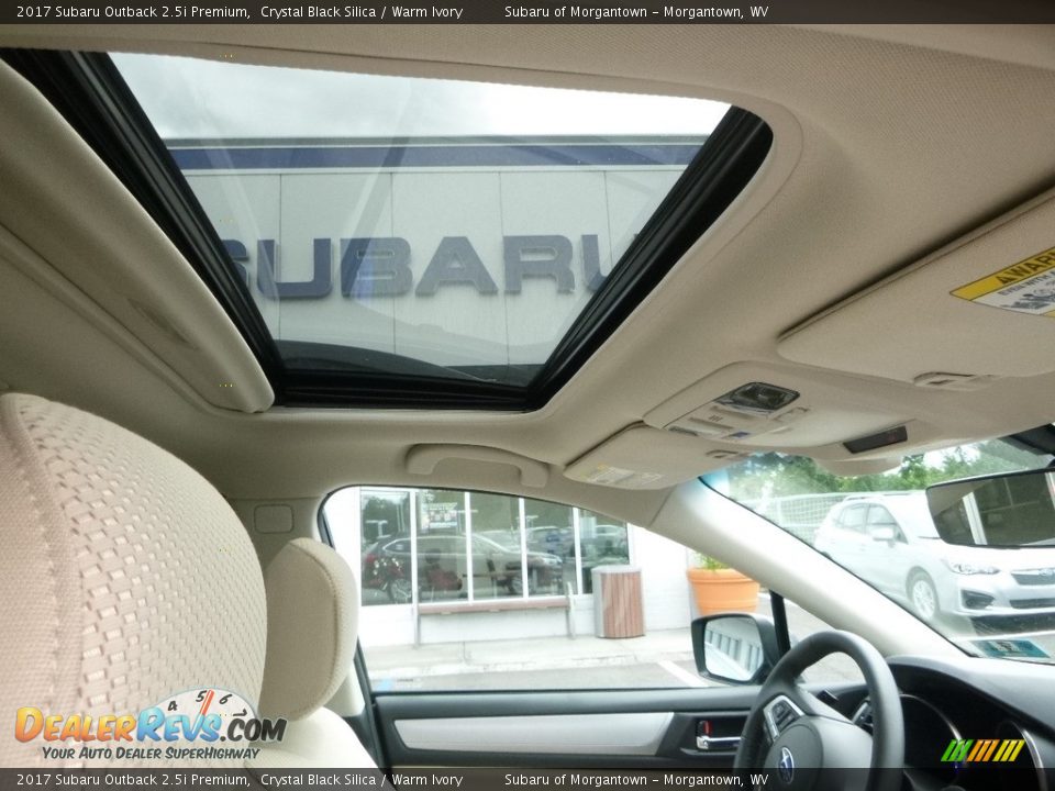 2017 Subaru Outback 2.5i Premium Crystal Black Silica / Warm Ivory Photo #6