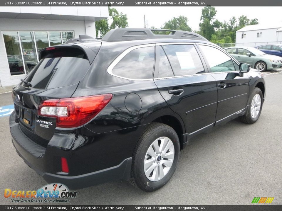 2017 Subaru Outback 2.5i Premium Crystal Black Silica / Warm Ivory Photo #8