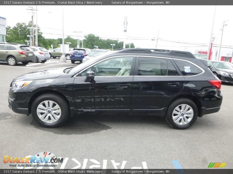 2017 Subaru Outback 2.5i Premium Crystal Black Silica / Warm Ivory Photo #11