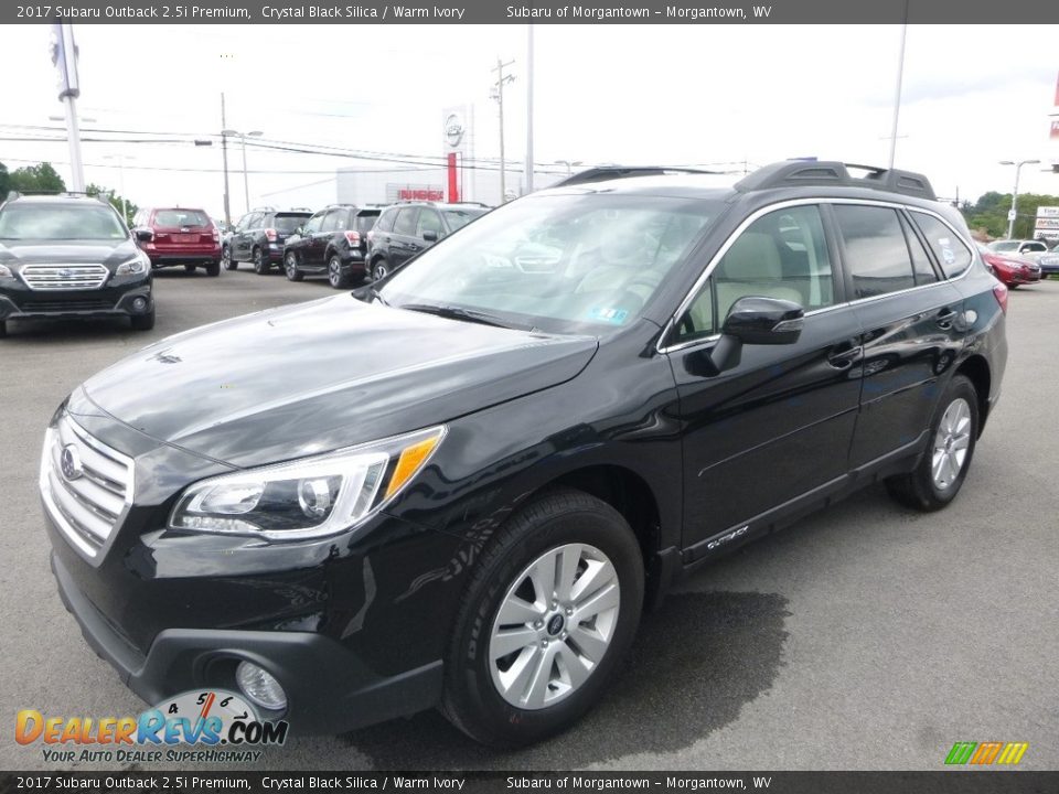 2017 Subaru Outback 2.5i Premium Crystal Black Silica / Warm Ivory Photo #12