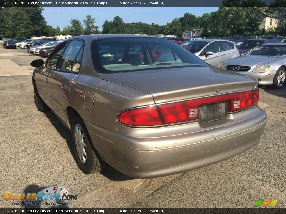 2002 Buick Century Custom Light Sandrift Metallic / Taupe Photo #7
