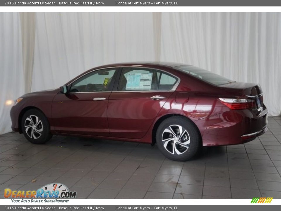 2016 Honda Accord LX Sedan Basque Red Pearl II / Ivory Photo #8