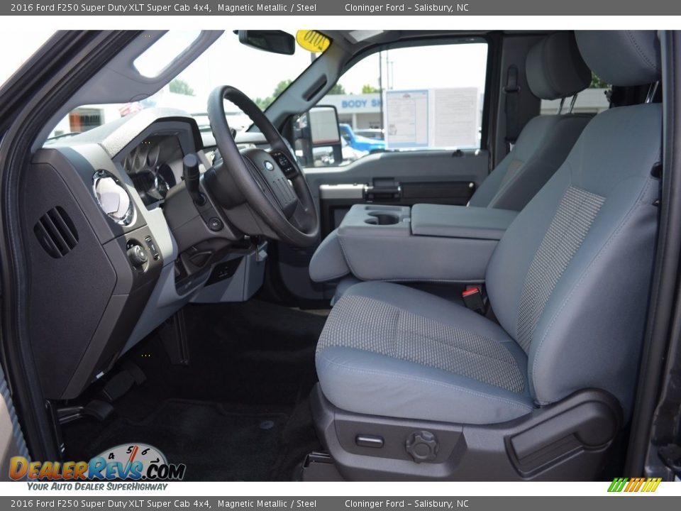 2016 Ford F250 Super Duty XLT Super Cab 4x4 Magnetic Metallic / Steel Photo #11