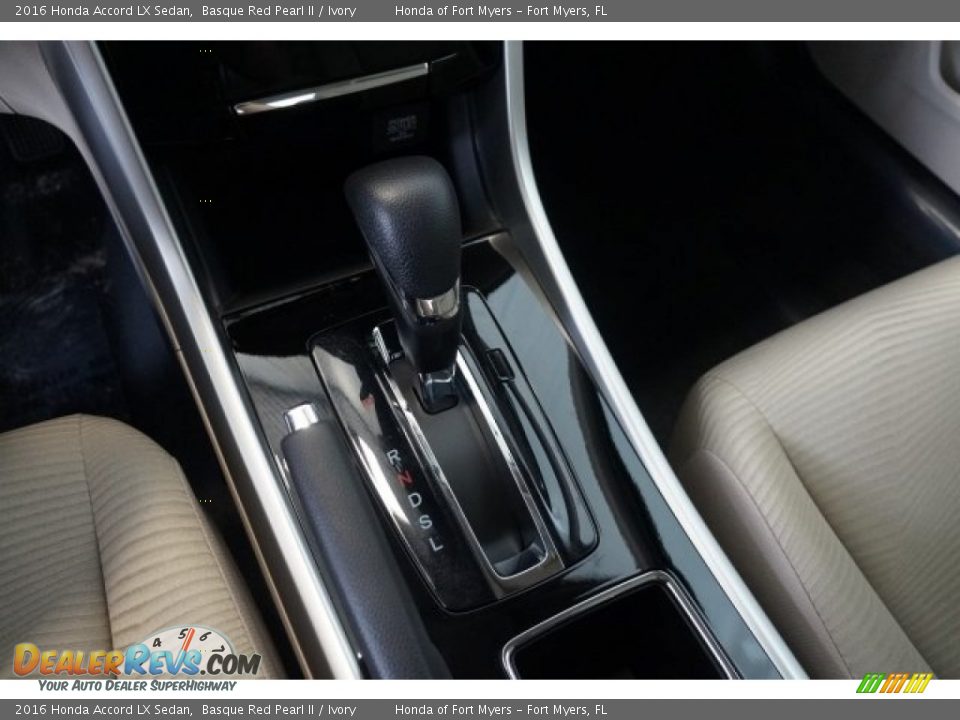2016 Honda Accord LX Sedan Basque Red Pearl II / Ivory Photo #14