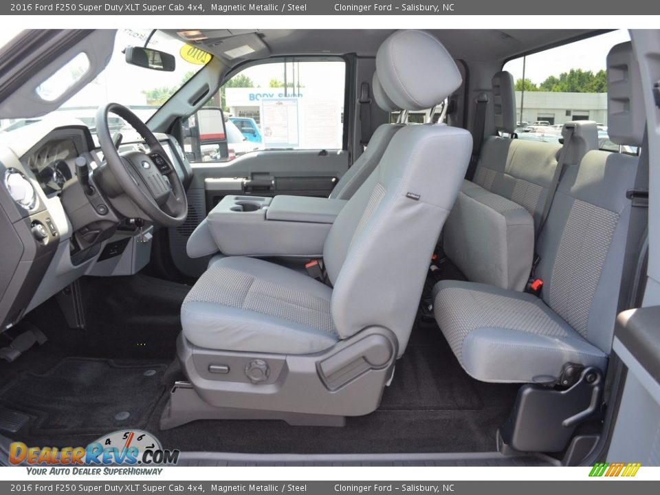 2016 Ford F250 Super Duty XLT Super Cab 4x4 Magnetic Metallic / Steel Photo #13