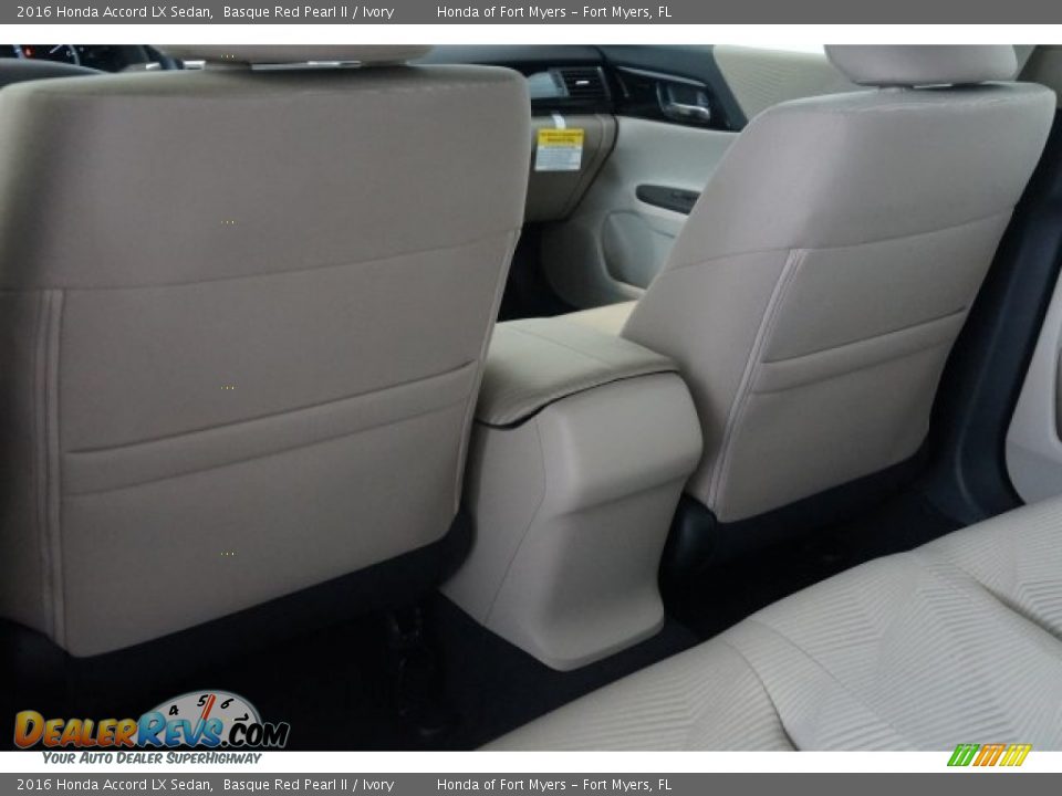 2016 Honda Accord LX Sedan Basque Red Pearl II / Ivory Photo #17