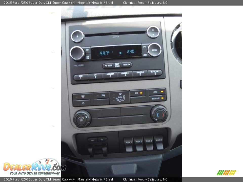 2016 Ford F250 Super Duty XLT Super Cab 4x4 Magnetic Metallic / Steel Photo #15