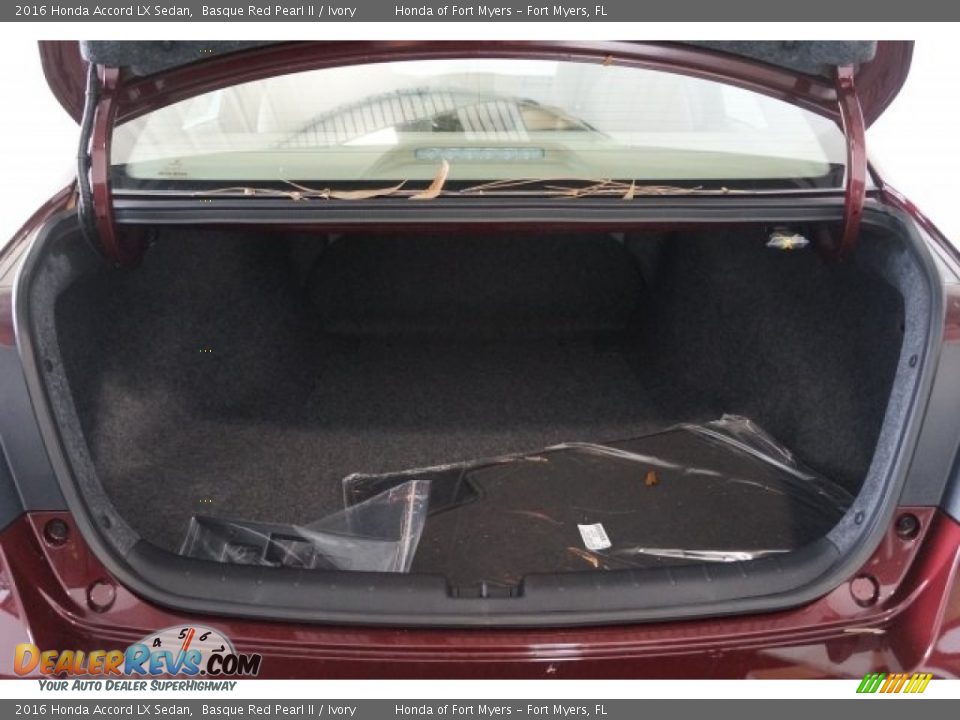 2016 Honda Accord LX Sedan Basque Red Pearl II / Ivory Photo #19
