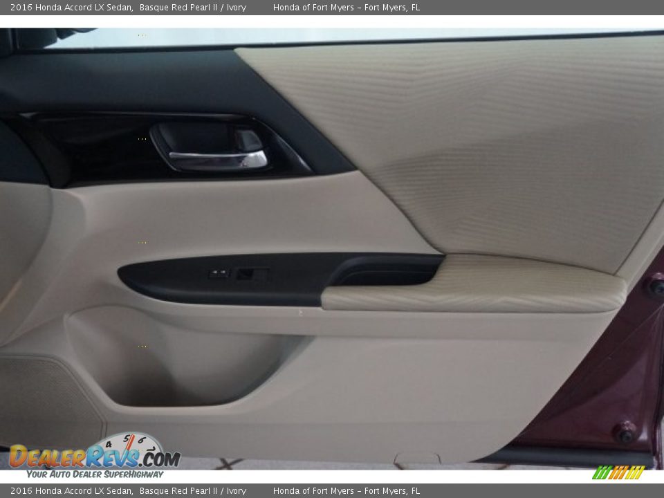 2016 Honda Accord LX Sedan Basque Red Pearl II / Ivory Photo #20