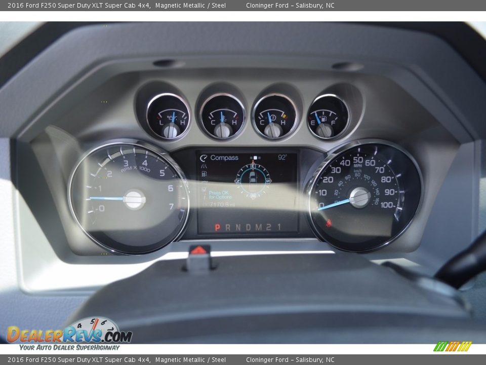 2016 Ford F250 Super Duty XLT Super Cab 4x4 Magnetic Metallic / Steel Photo #19
