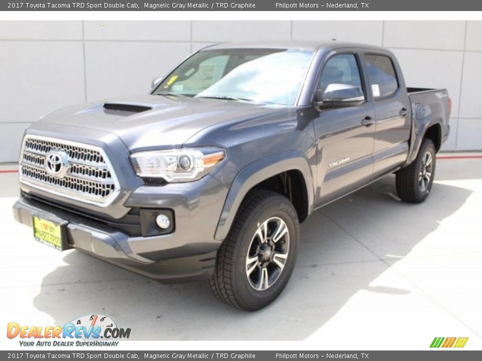 2017 Toyota Tacoma TRD Sport Double Cab Magnetic Gray Metallic / TRD Graphite Photo #3
