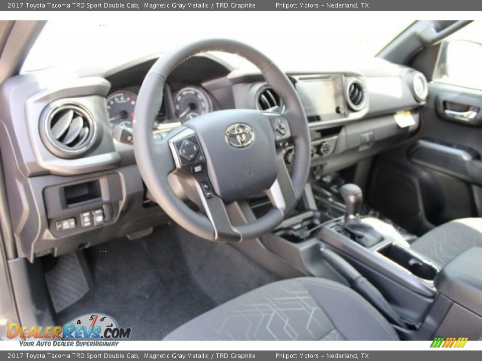 2017 Toyota Tacoma TRD Sport Double Cab Magnetic Gray Metallic / TRD Graphite Photo #9