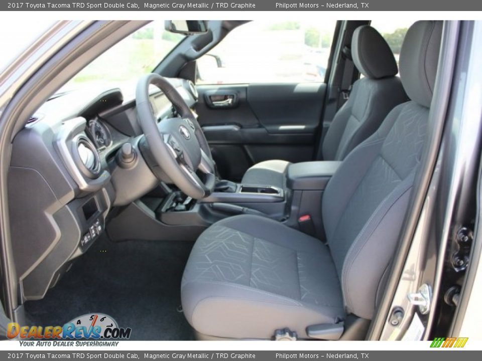 2017 Toyota Tacoma TRD Sport Double Cab Magnetic Gray Metallic / TRD Graphite Photo #10