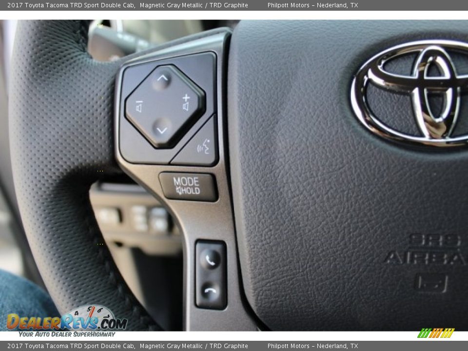 2017 Toyota Tacoma TRD Sport Double Cab Magnetic Gray Metallic / TRD Graphite Photo #16