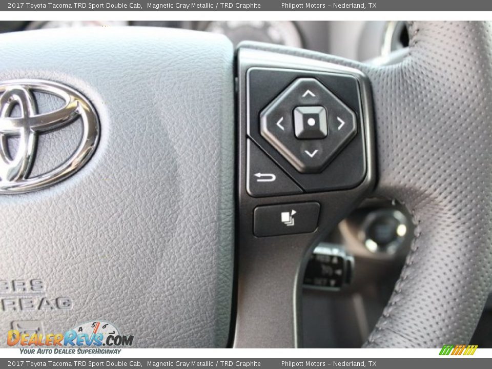 2017 Toyota Tacoma TRD Sport Double Cab Magnetic Gray Metallic / TRD Graphite Photo #17