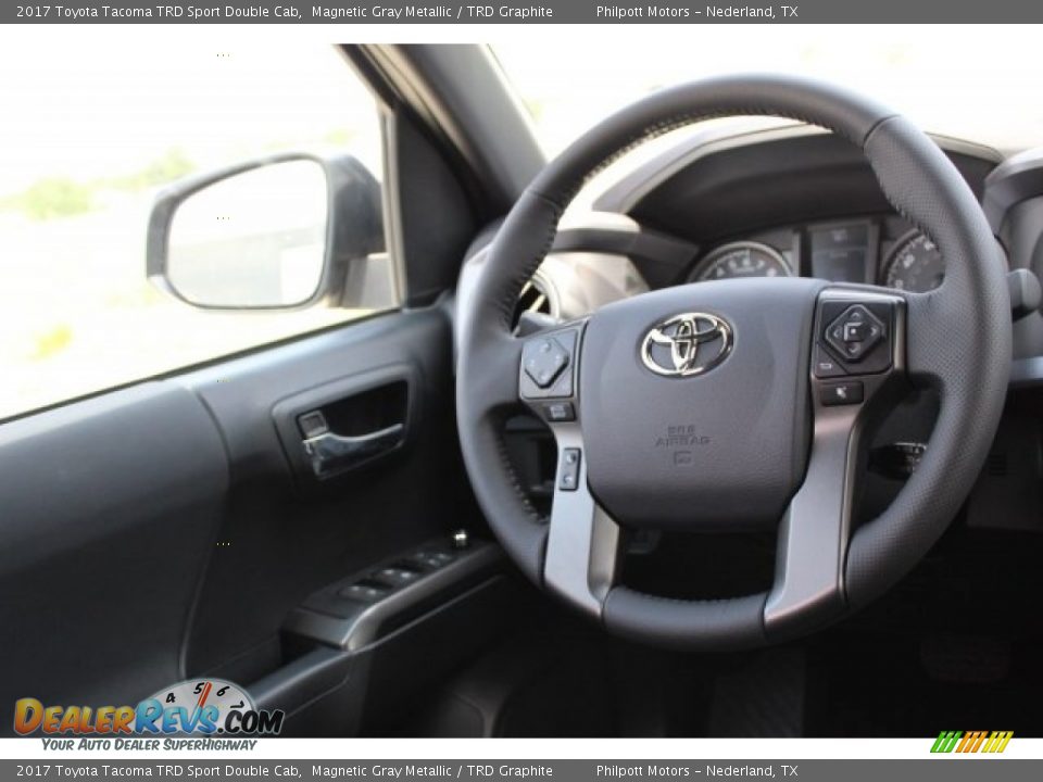 2017 Toyota Tacoma TRD Sport Double Cab Magnetic Gray Metallic / TRD Graphite Photo #22