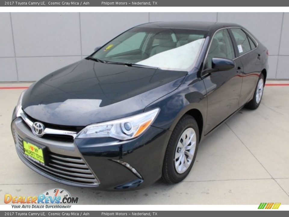 2017 Toyota Camry LE Cosmic Gray Mica / Ash Photo #3