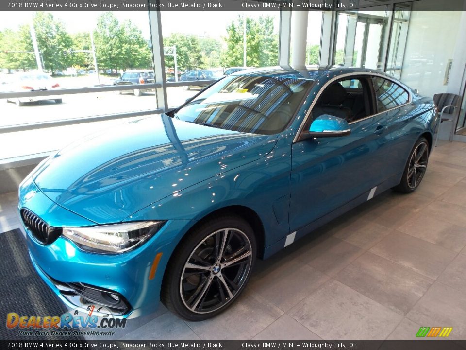 Snapper Rocks Blue Metallic 2018 BMW 4 Series 430i xDrive Coupe Photo #3