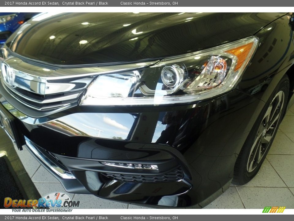 2017 Honda Accord EX Sedan Crystal Black Pearl / Black Photo #2