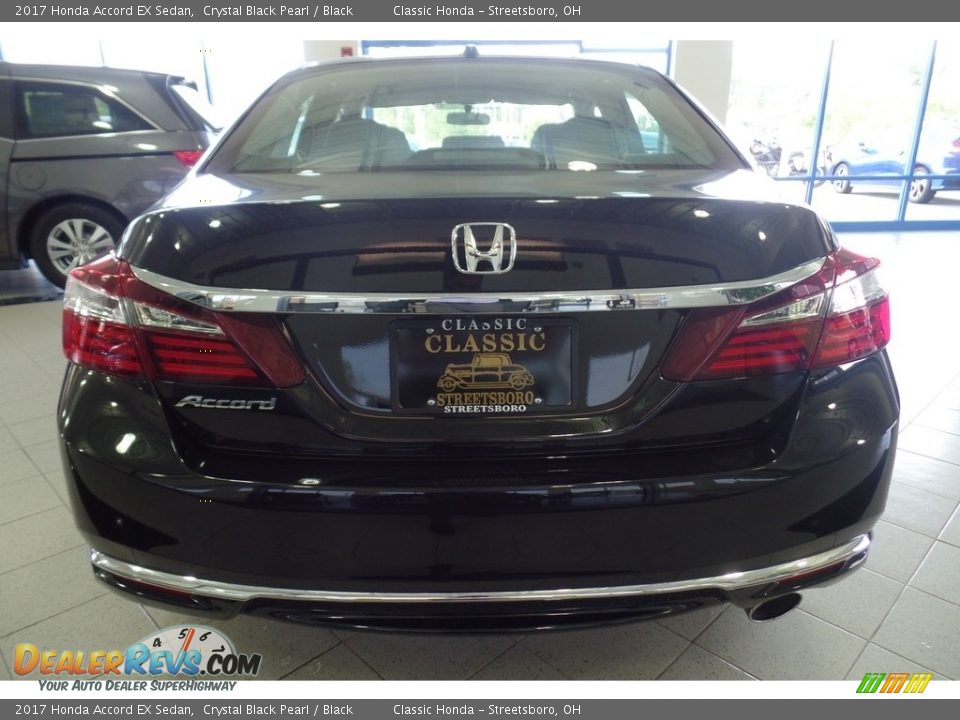 2017 Honda Accord EX Sedan Crystal Black Pearl / Black Photo #4
