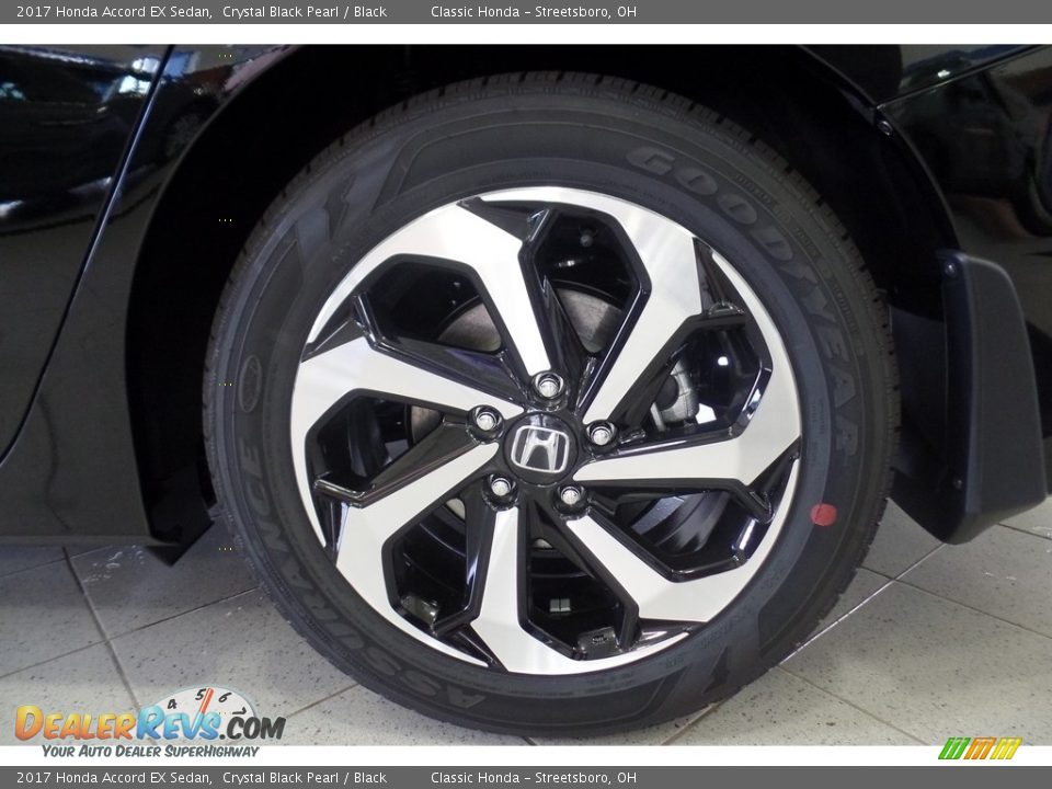 2017 Honda Accord EX Sedan Crystal Black Pearl / Black Photo #13