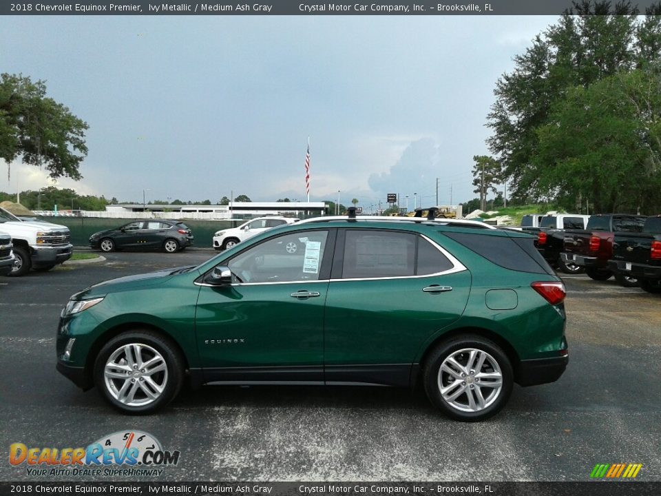 2018 Chevrolet Equinox Premier Ivy Metallic / Medium Ash Gray Photo #2