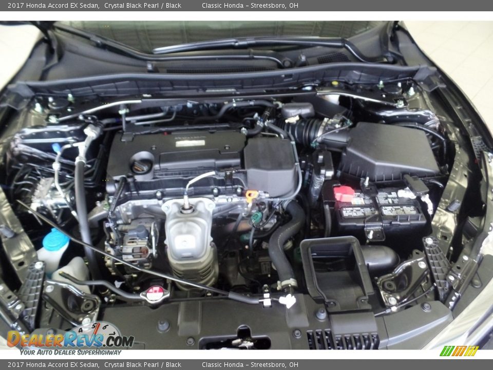 2017 Honda Accord EX Sedan Crystal Black Pearl / Black Photo #14