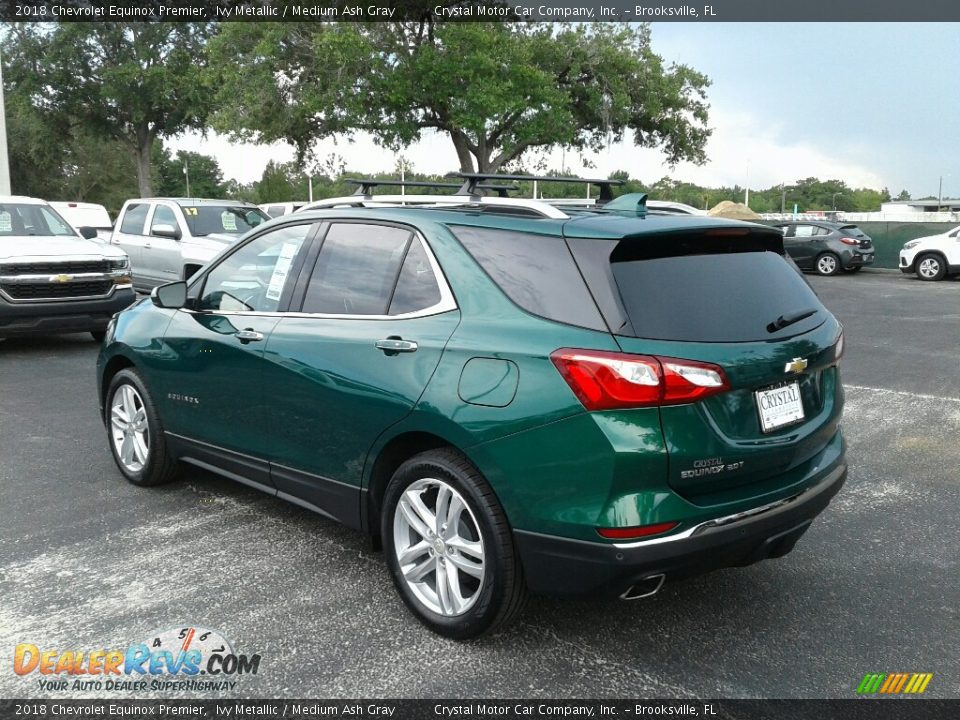 2018 Chevrolet Equinox Premier Ivy Metallic / Medium Ash Gray Photo #3