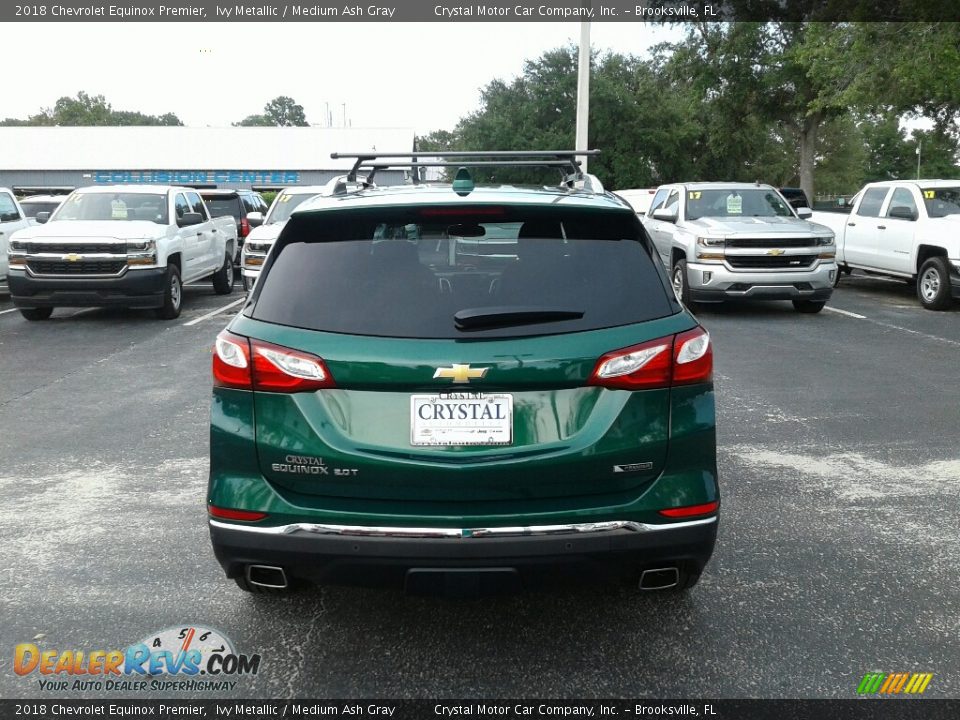 2018 Chevrolet Equinox Premier Ivy Metallic / Medium Ash Gray Photo #4