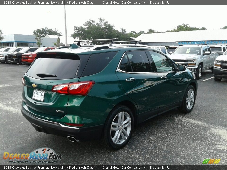 2018 Chevrolet Equinox Premier Ivy Metallic / Medium Ash Gray Photo #5
