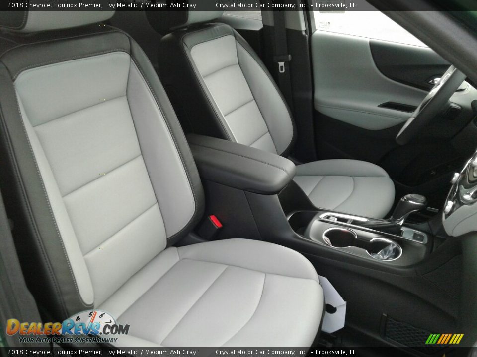 2018 Chevrolet Equinox Premier Ivy Metallic / Medium Ash Gray Photo #12