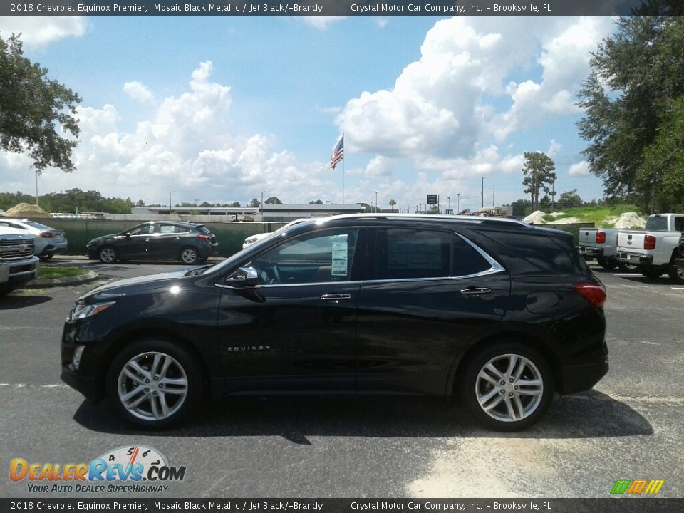 2018 Chevrolet Equinox Premier Mosaic Black Metallic / Jet Black/­Brandy Photo #2