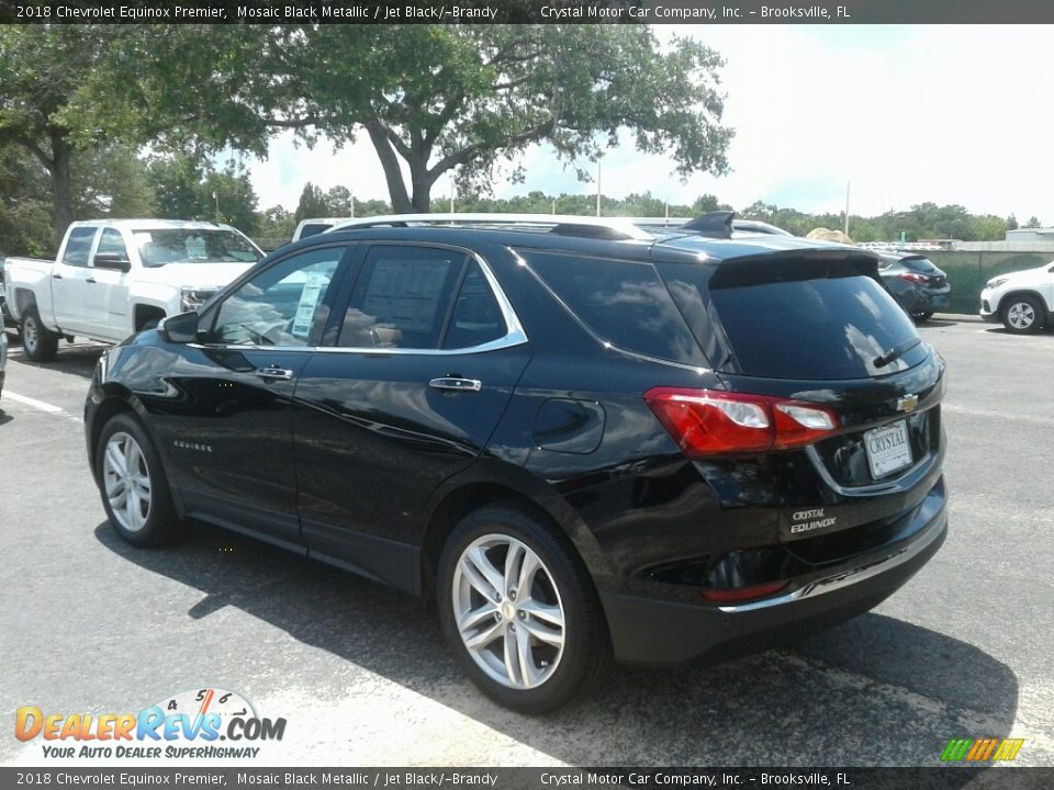 2018 Chevrolet Equinox Premier Mosaic Black Metallic / Jet Black/­Brandy Photo #3