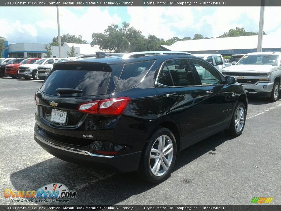 2018 Chevrolet Equinox Premier Mosaic Black Metallic / Jet Black/­Brandy Photo #5