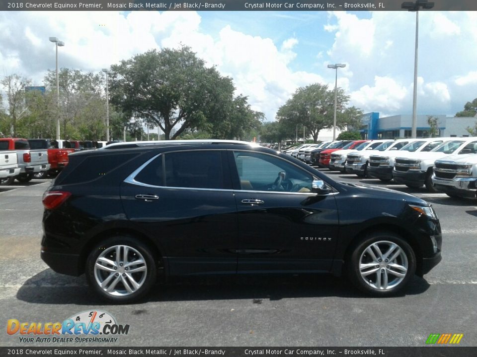 2018 Chevrolet Equinox Premier Mosaic Black Metallic / Jet Black/­Brandy Photo #6